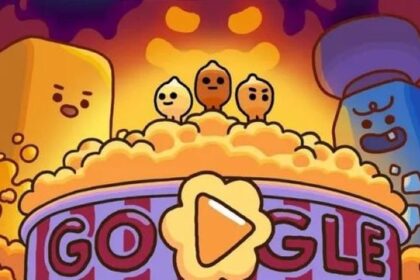 Popcorn Google Doodle