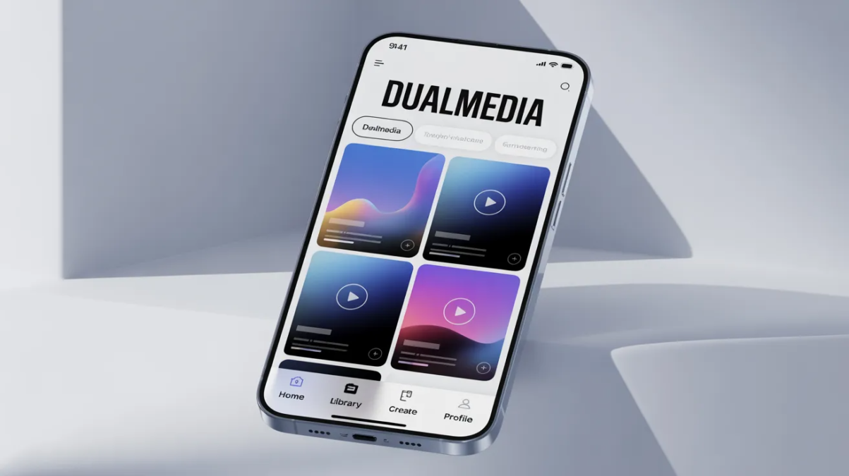 application mobile dualmedia